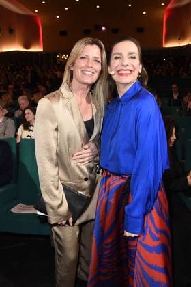 Valerie Niehaus und Nadine Heidenreich bei der Verleihung vom Deutschen Hoerfilmpreis am 25.03.2025 in Berlin Deutscher Hoerfilmpreis 2025 in Berlin