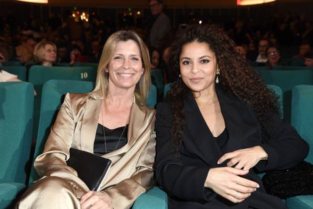 Valerie Niehaus und Patricia Meeden bei der Verleihung vom Deutschen Hoerfilmpreis am 25.03.2025 in Berlin Deutscher Hoerfilmpreis 2025 in Berlin