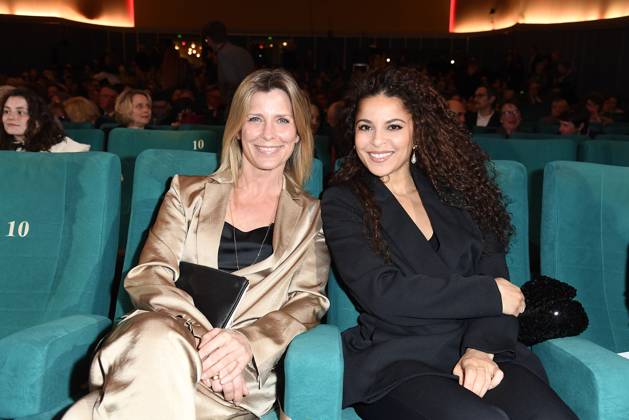 Valerie Niehaus und Patricia Meeden bei der Verleihung vom Deutschen Hoerfilmpreis am 25.03.2025 in Berlin Deutscher Hoerfilmpreis 2025 in Berlin