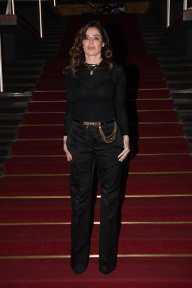 Rome, Italy: Rome, Palazzo Piacentini Mimit Aphrodite Award 2025, In the photo: Luisa Ranieri Rome Italy  - ZUMAp169 20250326_zea_p169_079 Copyright: xVincenzoxLandix