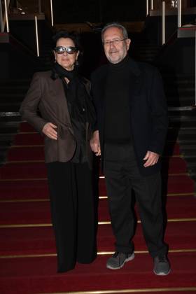 Rome, Italy: Rome, Palazzo Piacentini Mimit Aphrodite Award 2025, In the photo: Monica Guerritore Roberto Zaccaria Rome Italy  - ZUMAp169 20250326_zea_p169_117 Copyright: xVincenzoxLandix