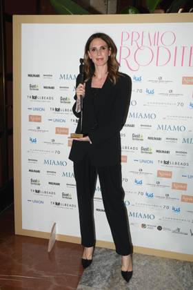 Rome, Italy: Rome, Palazzo Piacentini Mimit Aphrodite Award 2025, In the photo: Emanuela Fanelli Rome Italy  - ZUMAp169 20250326_zea_p169_163 Copyright: xVincenzoxLandix