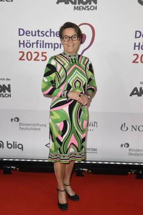Christina Marx bei der Verleihung vom Deutschen Hoerfilmpreis am 25.03.2025 in Berlin Deutscher Hoerfilmpreis 2025 in Berlin