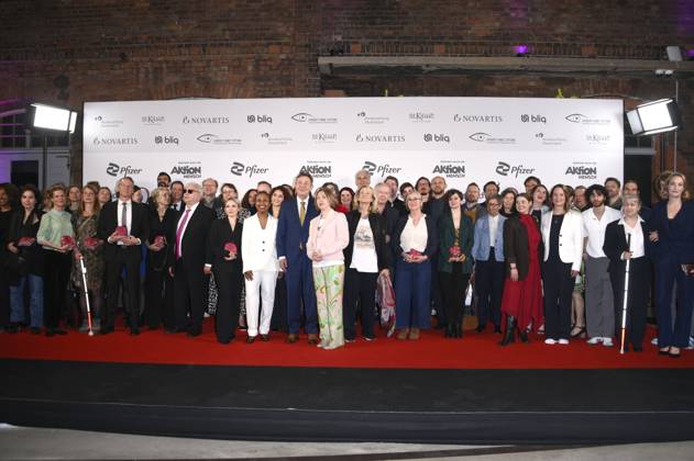 Preisträger und Laudatoren bei der Verleihung des 23. Deutschen Hörfilmpreises 2025 im Colosseum Filmtheater. Berlin, 25.03.2025