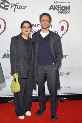 Hendrik Heutmann und Rana Farahani beim 23. DEUTSCHER HÖRFILMPREIS 2025 im Filmtheater Colosseum in Berlin am 25.03.2025