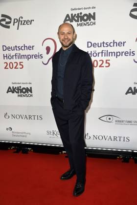 Moritz Fuehrmann beim 23. DEUTSCHER HÖRFILMPREIS 2025 im Filmtheater Colosseum in Berlin am 25.03.2025