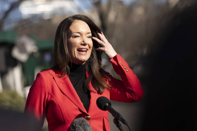 Secretary of Agriculture Brooke Rollins speaks to the media United States Secretary of Agriculture Brooke Rollins speaks to the media outside the White House in Washington, DC, February 26, 2025. Credit: Chris Kleponis CNP AdMedia Washington District of Columbia United States of America EDITORIAL USE ONLY Copyright: xx CKB06504 CNP AdMediax admphotostwo921668