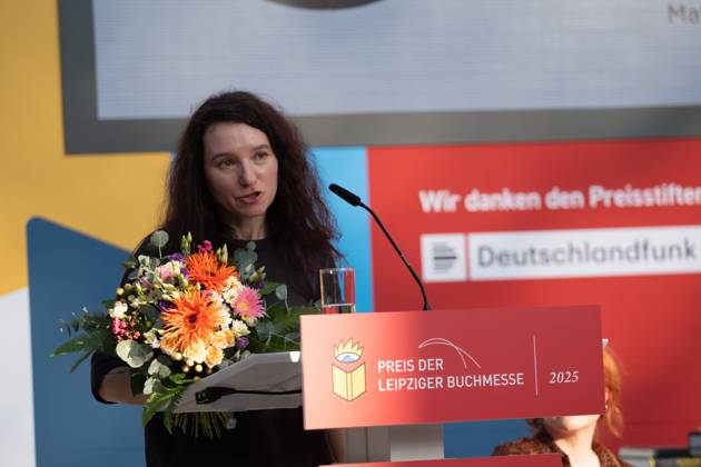 Preisverleihung des Preises der Leipziger Buchmesse: Preisträger Sachbuch: Irina Rastorgueva Leipziger Buchmesse 2025 Tag 1