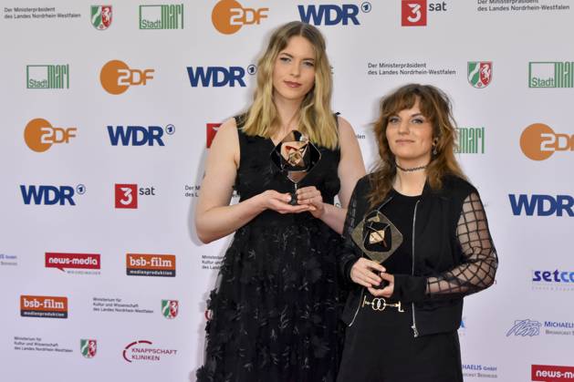 Isabell Beer, Isabel Stroeh Preistraegerinnen zu Gast bei der Verleihung des 61.Grimme Preis am 04.04.2025 in Marl NRW Deutschland