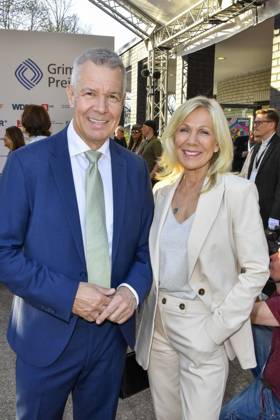 Peter Kloeppel, Ulrike von der Groeben RTL Preistraeger zu Gast bei der Verleihung des 61.Grimme Preis am 04.04.2025 in Marl NRW Deutschland