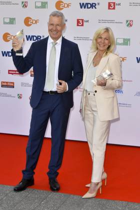 Peter Kloeppel, Ulrike von der Groeben RTL Preistraeger zu Gast bei der Verleihung des 61.Grimme Preis am 04.04.2025 in Marl NRW Deutschland