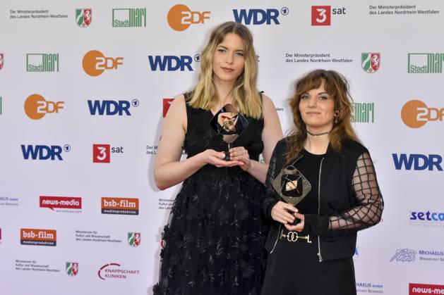 Isabell Beer, Isabel Stroeh Preistraegerinnen zu Gast bei der Verleihung des 61.Grimme Preis am 04.04.2025 in Marl NRW Deutschland