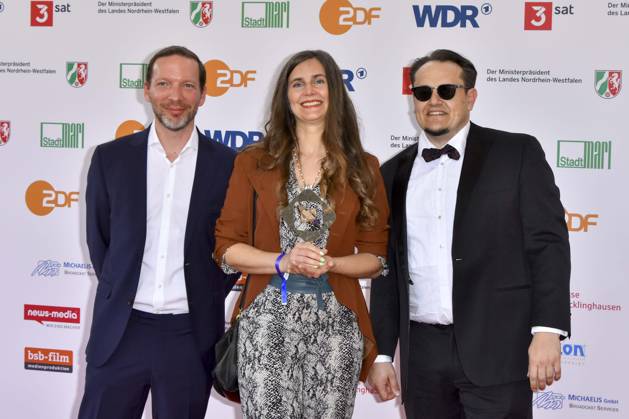 Martin Danisch, Anja Marquardt, ( Die Zweiflers ) zu Gast bei der Verleihung des 61.Grimme Preis am 04.04.2025 in Marl NRW Deutschland