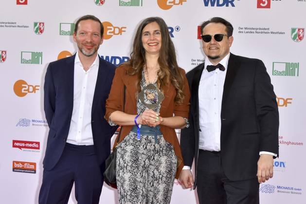 Martin Danisch, Anja Marquardt, ( Die Zweiflers ) zu Gast bei der Verleihung des 61.Grimme Preis am 04.04.2025 in Marl NRW Deutschland