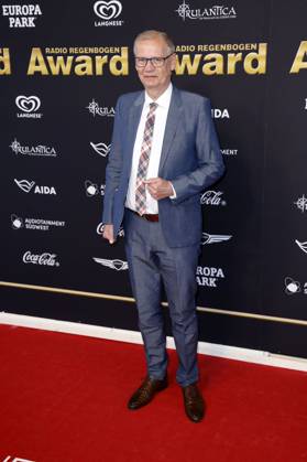 Günther Jauch bei der Verleihung des 25. Radio Regenbogen Award 2025 in der Europa-Park Arena. Rust, 04.04.2025