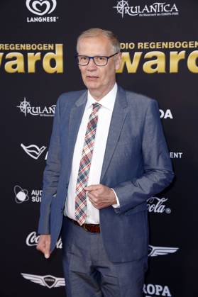 Günther Jauch bei der Verleihung des 25. Radio Regenbogen Award 2025 in der Europa-Park Arena. Rust, 04.04.2025