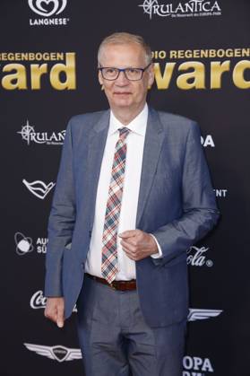 Günther Jauch bei der Verleihung des 25. Radio Regenbogen Award 2025 in der Europa-Park Arena. Rust, 04.04.2025
