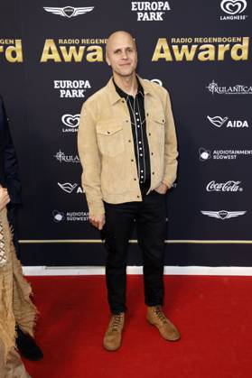 Milow bei der Verleihung des 25. Radio Regenbogen Award 2025 in der Europa-Park Arena. Rust, 04.04.2025