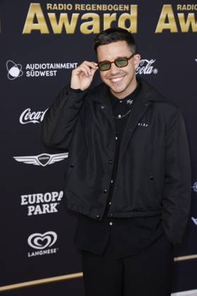 Nico Santos bei der Verleihung des 25. Radio Regenbogen Award 2025 in der Europa-Park Arena. Rust, 04.04.2025