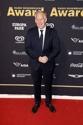 Johannes B. Kerner bei der Verleihung des 25. Radio Regenbogen Award 2025 in der Europa-Park Arena. Rust, 04.04.2025