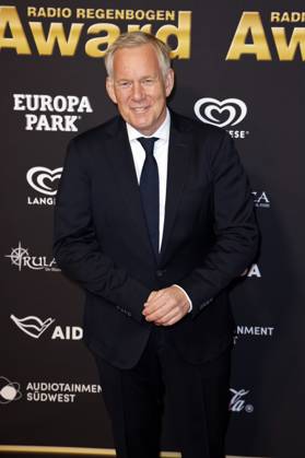 Johannes B. Kerner bei der Verleihung des 25. Radio Regenbogen Award 2025 in der Europa-Park Arena. Rust, 04.04.2025