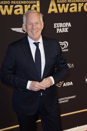 Johannes B. Kerner bei der Verleihung des 25. Radio Regenbogen Award 2025 in der Europa-Park Arena. Rust, 04.04.2025