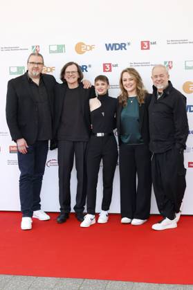 Helmut Zerlett und Band bei der 61. Verleihung des Grimme Preises 2025 im Theater Marl. Marl, 04.04.2025