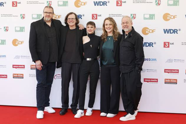Helmut Zerlett und Band bei der 61. Verleihung des Grimme Preises 2025 im Theater Marl. Marl, 04.04.2025