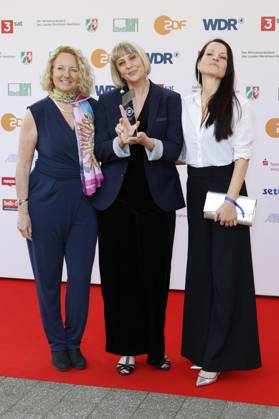 Steffi Niederzoll und Gäste bei der 61. Verleihung des Grimme Preises 2025 im Theater Marl. Marl, 04.04.2025