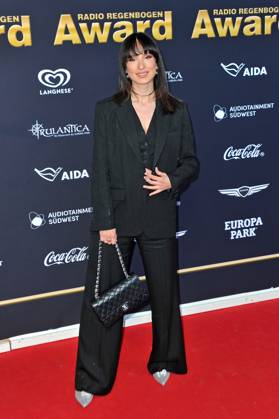 RADIO REGENBOGEN AWARD 2025. Stephanie Stumph anläßlich der Verleihung des Medienpreises aus Baden-Württemberg Radio Regenbogen Award am 04.04.2025 im Europapark Rust. 20250404MWI034176