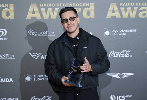 Rust, Germany - April 04, 2025: The 25th Radio Regenbogen Award at Europa-Park with Musician Nico Santos 25th Radio Regenbogen Award at Europa-Park