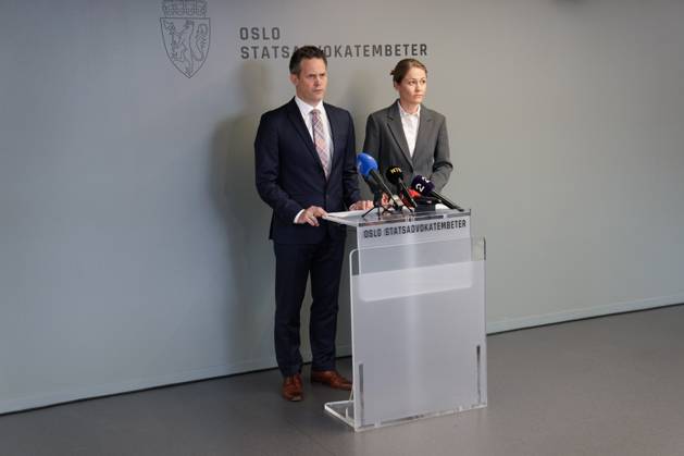 Pressekonferanse om terrorangrepet natt til 25. juni 2022. Oslo 20250408. Statsadvokat Sturla Henriksbo og statsadvokat Aud Kinsarvik Gravas i Oslo statsadvokatembeter holder en pressekonferanse for a orientere om avgjorelsen av tiltalesporsmalet for personer siktet for medvirkning til terrorangrepet natt til 25. juni 2022 .Arfan Bhatti er tiltalt for medvirkning til terror Foto: Fredrik Varfjell NTB Oslo Norge iBqUImZuSfQ EDITORIAL USE ONLY Ref:_BNCiBqUImZuSfQ.jpg Copyright: xFredrikxVarfjellx xNTBx