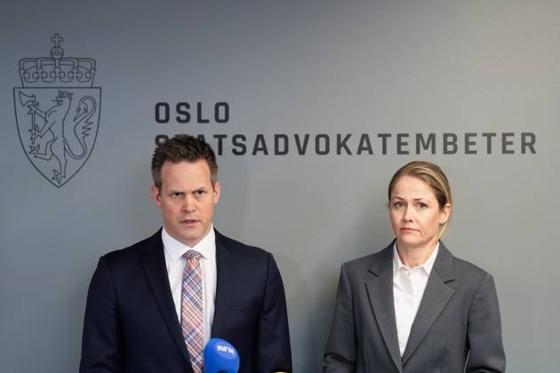 Pressekonferanse om terrorangrepet natt til 25. juni 2022. Oslo 20250408. Statsadvokat Sturla Henriksbo i Oslo statsadvokatembeter holder en pressekonferanse for a orientere om avgjorelsen av tiltalesporsmalet for personer siktet for medvirkning til terrorangrepet natt til 25. juni 2022 . Arfan Bhatti er tiltalt for medvirkning til terror Foto: Fredrik Varfjell NTB Oslo Norge 1MEz1tLaje4 EDITORIAL USE ONLY Ref:_BNC1MEz1tLaje4.jpg Copyright: xFredrikxVarfjellx xNTBx