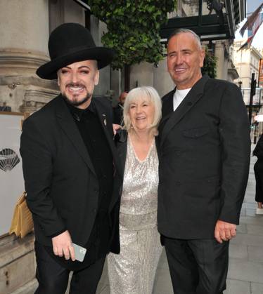 Fat Tony s I Don t Take Requests new book launch party Boy George, Dawn Marnoch and Fat Tony at the Fat Tony s I Don t Take Requests new book launch party, The Aubrey, Knightsbridge, on Wednesday 25 May 2022 in London, England, UK. CAP CAN CAN London UK Great Britain Copyright: xCanxNguyen CapitalxPicturesx