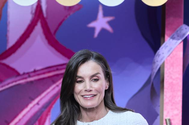24-04-2025 Madrid Queen Letizia at the presentation of the 47th edition of the childrens and youth literature El Barco de Vapor and Gran Angular awards in Madrid. No Spain Â  Copyright: xPPEx