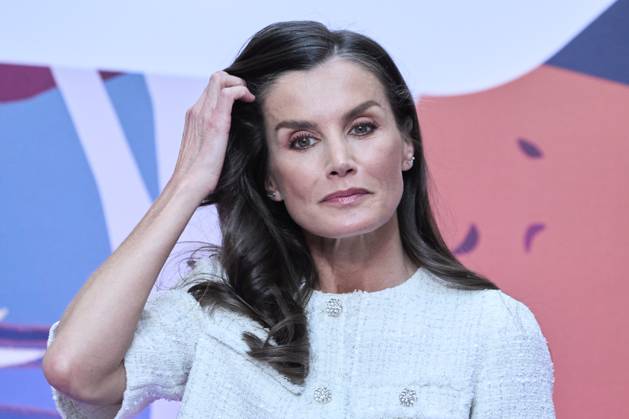 24-04-2025 Madrid Queen Letizia at the presentation of the 47th edition of the childrens and youth literature El Barco de Vapor and Gran Angular awards in Madrid. No Spain Â  Copyright: xPPEx