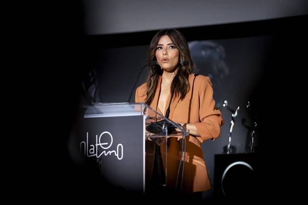 April 26, 2025, Madrid, Madrid, Spain: Actress Eva Longoria attends the Ã¢â‚¬ËœPlatino de Honor award photocall at Teatro Albenizz in Madrid, Spain. Madrid Spain - ZUMAp177 20250426_znp_p177_012 Copyright: xAngelxPerezx
