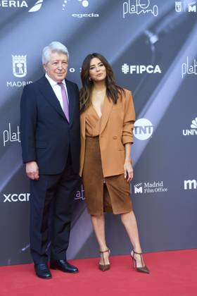 April 26, 2025, Madrid, Madrid, Spain: Eva Longoria attends Honorary Award at the Platinum Awards 2025 press conference at Albeniz Theatre on April 26, 2025 in Madrid, Spain Madrid Spain - ZUMAg15_ 20250426_zaf_g15_021 Copyright: xJackxAbuinx