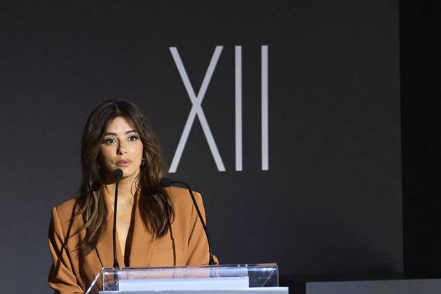 April 26, 2025, Madrid, Madrid, Spain: Eva Longoria attends Honorary Award at the Platinum Awards 2025 press conference at Albeniz Theatre on April 26, 2025 in Madrid, Spain Madrid Spain - ZUMAg15_ 20250426_zaf_g15_079 Copyright: xJackxAbuinx