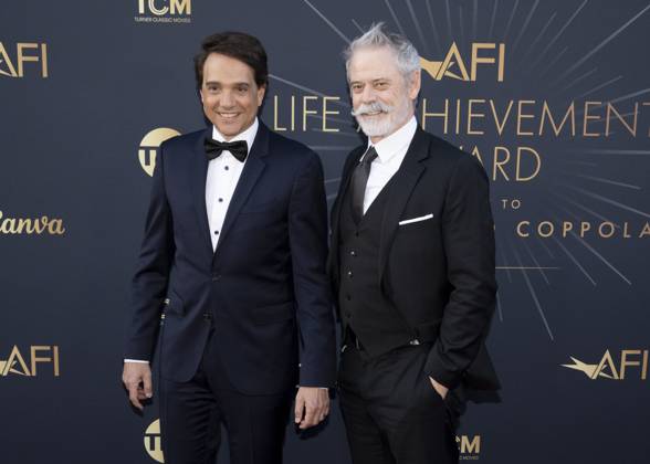 AFI Life Achievement Award Ceremony Honoring Francis Ford Coppola 26 April 2025 - Hollywood, California - Ralph Macchio and C. Thomas Howell. AFI Life Achievement Award Ceremony Honoring Francis Ford Coppola at TCL Chinese Theatre. Photo Credit: Billy Bennight AdMedia Hollywood California United States EDITORIAL USE ONLY  Copyright: xx BillyxBennightx admphotostwo928321