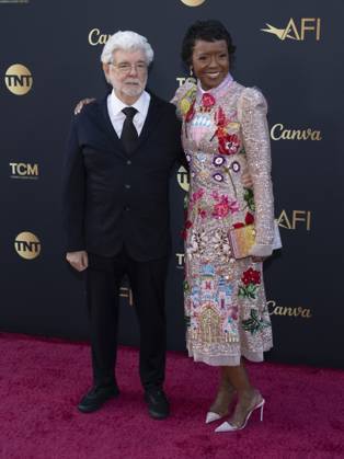 AFI Life Achievement Award Ceremony Honoring Francis Ford Coppola 26 April 2025 - Hollywood, California - George Lucas and Mellody Hobson. AFI Life Achievement Award Ceremony Honoring Francis Ford Coppola at TCL Chinese Theatre. Photo Credit: Billy Bennight AdMedia Hollywood California United States EDITORIAL USE ONLY  Copyright: xx BillyxBennightx admphotostwo928355