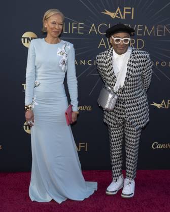 AFI Life Achievement Award Ceremony Honoring Francis Ford Coppola 26 April 2025 - Hollywood, California - Tonya Lewis Lee and Spike Lee. AFI Life Achievement Award Ceremony Honoring Francis Ford Coppola at TCL Chinese Theatre. Photo Credit: Billy Bennight AdMedia Hollywood California United States EDITORIAL USE ONLY  Copyright: xx BillyxBennightx admphotostwo928360