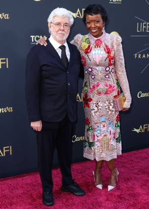 50th Annual AFI Life Achievement Award 2025 Honoring Francis Ford Coppola George Lucas and wife Mellody Hobson Lucas arrive at the 50th Annual AFI (American Film Institute) Life Achievement Award Honoring Francis Ford Coppola held at the Dolby Theatre in Hollywood, Los Angeles, California, United States. Dolby Theatre, Hollywood, Los Angeles, California, USA California United States  Copyright: xImagexPressxAgencyx originalFilename: collin-50thannu250427_npFe4.jpg