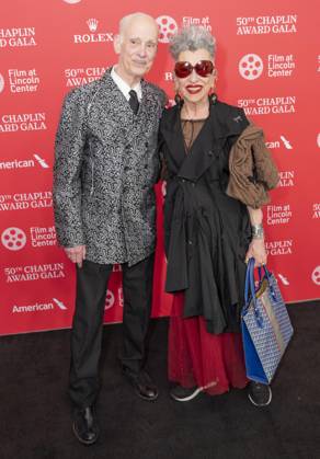 April 28, 2025, New York, New York, USA: John Waters and Henny Garfunkel attend 50th Chaplin Award Gala celebrating Pedro Almodovar to benefit Film at Lincoln Center at Alice Tully Hall in New York on April 28, 2025. New York USA - ZUMAr339 20250428_znp_r339_057 Copyright: xLevxRadinx