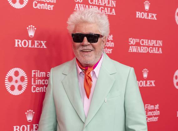 April 28, 2025, New York, New York, USA: Pedro Almodovar attends 50th Chaplin Award Gala celebrating Pedro Almodovar to benefit Film at Lincoln Center at Alice Tully Hall in New York on April 28, 2025. New York USA - ZUMAr339 20250428_znp_r339_087 Copyright: xLevxRadinx
