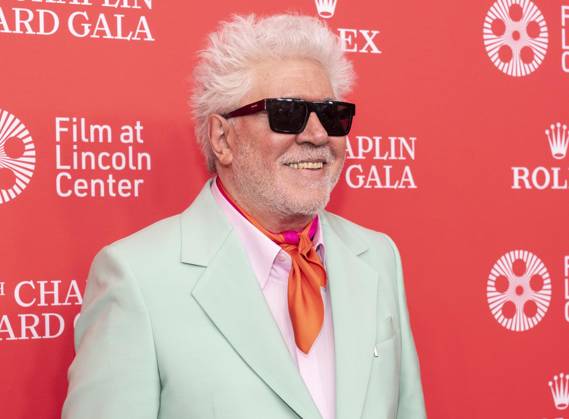 April 28, 2025, New York, New York, USA: Pedro Almodovar attends 50th Chaplin Award Gala celebrating Pedro Almodovar to benefit Film at Lincoln Center at Alice Tully Hall in New York on April 28, 2025. New York USA - ZUMAr339 20250428_znp_r339_088 Copyright: xLevxRadinx