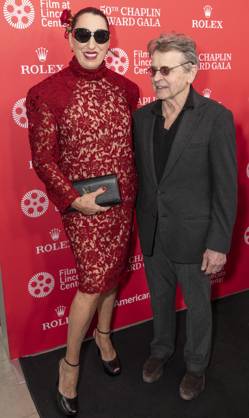 April 28, 2025, New York, New York, USA: Rossy de Palma and Mikhail Baryshnikov attend 50th Chaplin Award Gala celebrating Pedro Almodovar to benefit Film at Lincoln Center at Alice Tully Hall in New York on April 28, 2025. New York USA - ZUMAr339 20250428_znp_r339_108 Copyright: xLevxRadinx