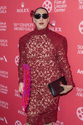 April 28, 2025, New York, United States: Rossy de Palma attends the 50th Chaplin Award Gala at Alice Tully Hall at Lincoln Center. New York United States - ZUMAs197 20250428_aaa_s197_338 Copyright: xRonxAdarx