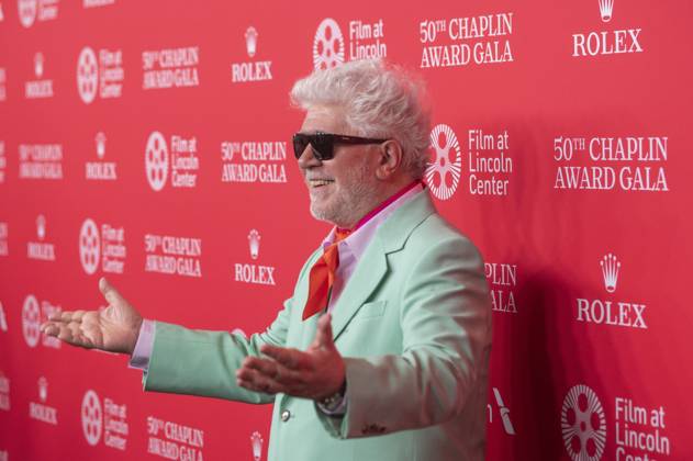 April 28, 2025, New York, United States: Pedro Almodovar attends the 50th Chaplin Award Gala at Alice Tully Hall at Lincoln Center. New York United States - ZUMAs197 20250428_aaa_s197_357 Copyright: xRonxAdarx