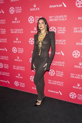April 28, 2025, New York, United States: Dua Lipa attends the 50th Chaplin Award Gala at Alice Tully Hall at Lincoln Center. New York United States - ZUMAs197 20250428_aaa_s197_360 Copyright: xRonxAdarx